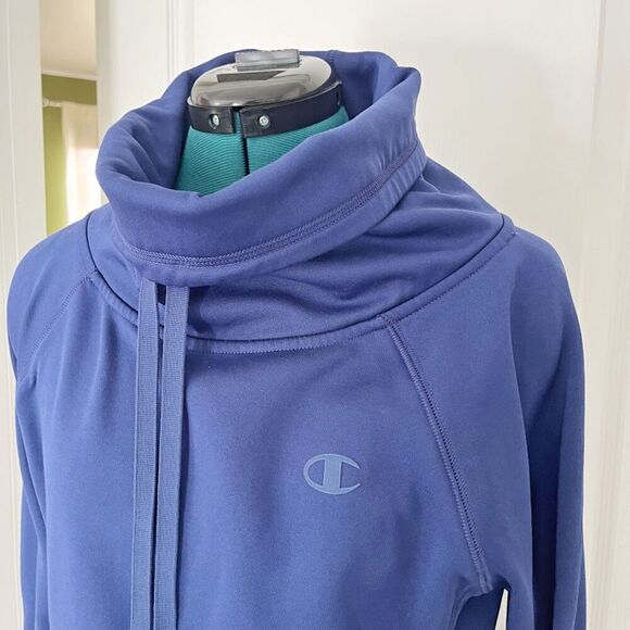 Champion Powertrain Duofold Cowlneck Pocket Long Sleeve Warm Pullover Sweatshirt - Picture 6 of 14